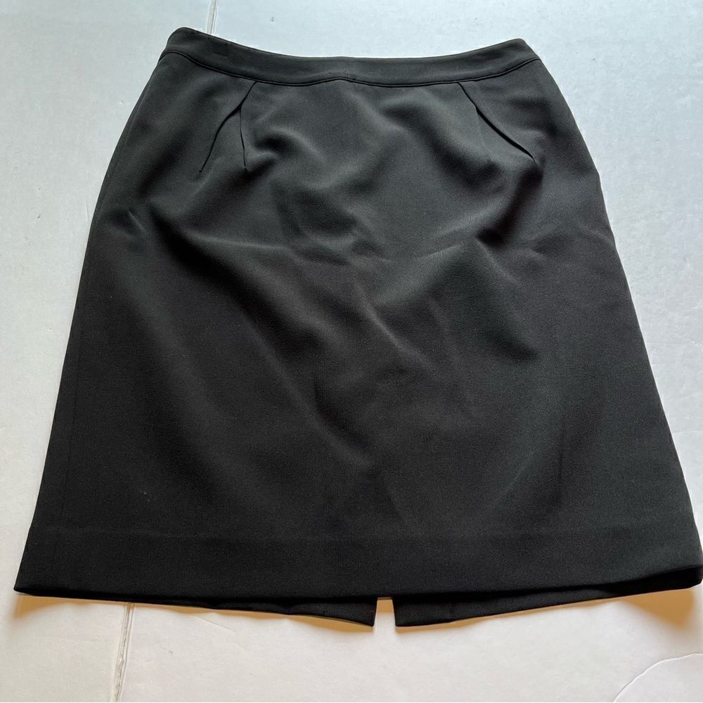 Tommy Hilfiger Women's Black Pencil Skirt Size 8 Back Zip